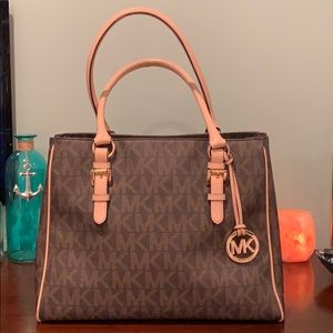 Authentic MK Logo Tote Bag